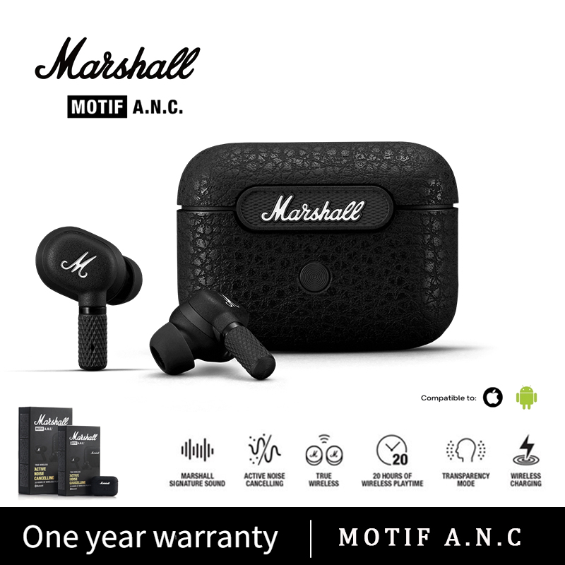 Auricular Bluetooth Marshall Motif A.N.C 1005964 con Noise