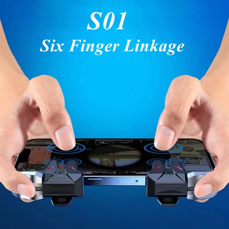 BlueWow Kích Hoạt Trò Chơi Di Động G21 Cho Bộ Điều Khiển Điện Thoại Chơi Game PUBG Cần Điều Khiển Chơi Game Hợp Kim Bắn Súng L1R1 Nút Phím