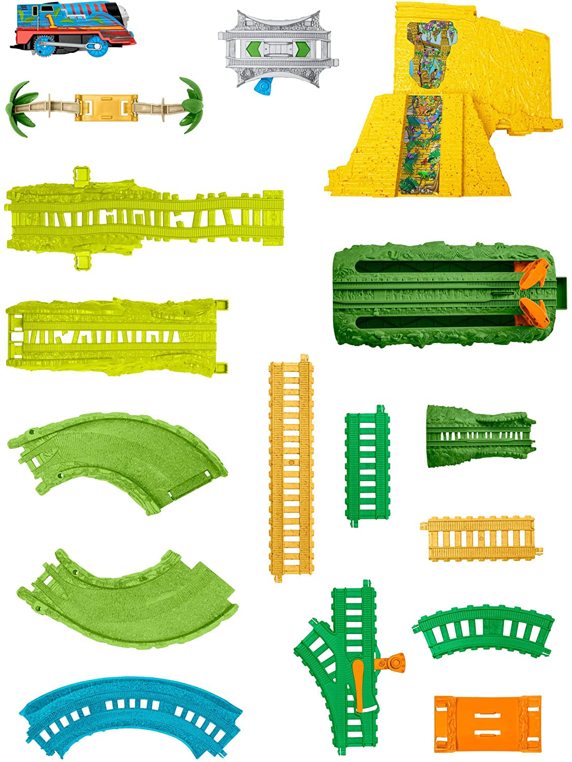 trackmaster turbo jungle set