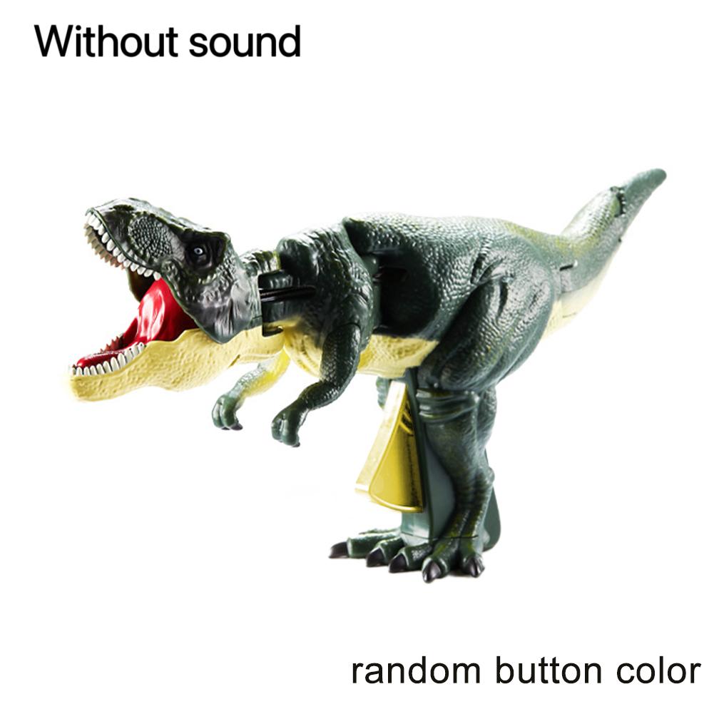 Simulated Dinosaur Model Toy Children Press The Tail Dragon Toy The To The Move Of Head M7Y9