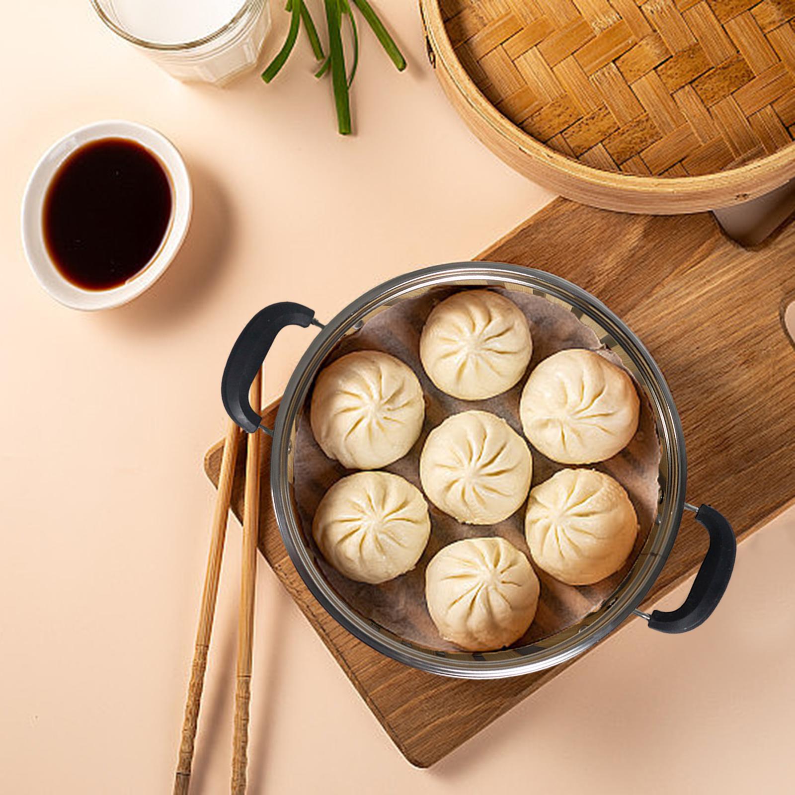 Stainless Steel Steamer Basket With Small Holes For Draining, Footed Steaming  Basket For Steaming Buns, Dumplings, Vegetables And More