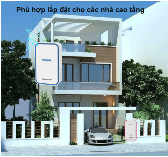 Chuông cửa không dây Kawasan DB668H