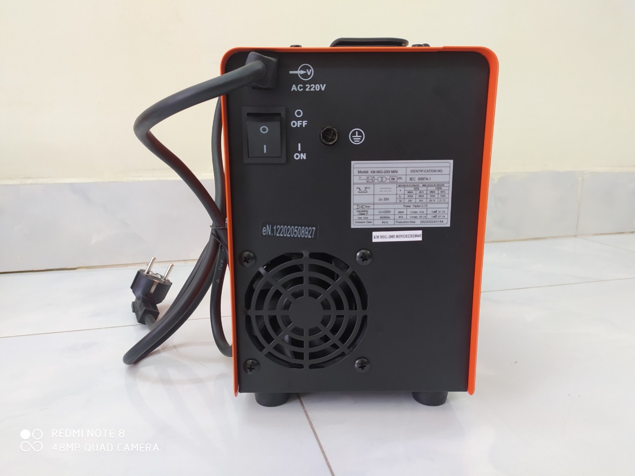 Máy hàn MIG - QUE km mig 200i mini KENMAX - ( TẶNG CUỘN 1KG, ĐÔI BAO TAY, SÁP HÀN )