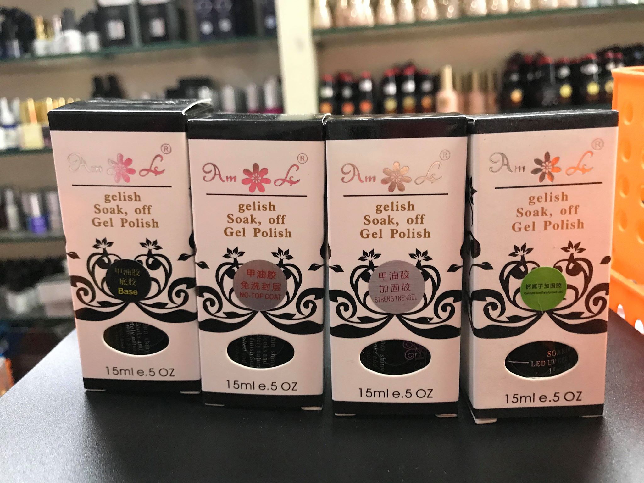 Gelish AML (Base - Cứng móng - Top - Dầy Móng)