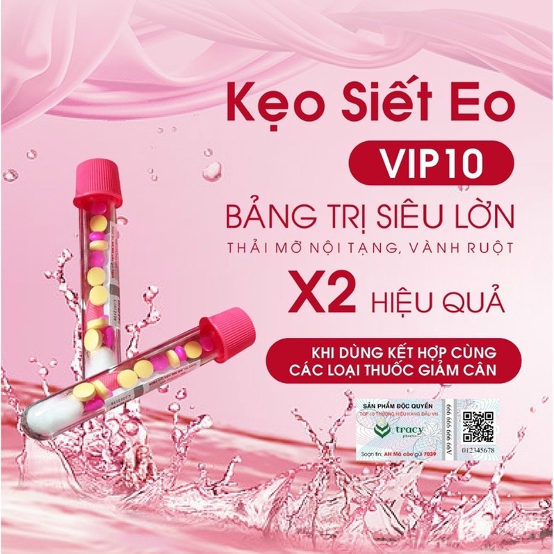 Ống siết eo xổ mỡ Thái X10 (1 ống)