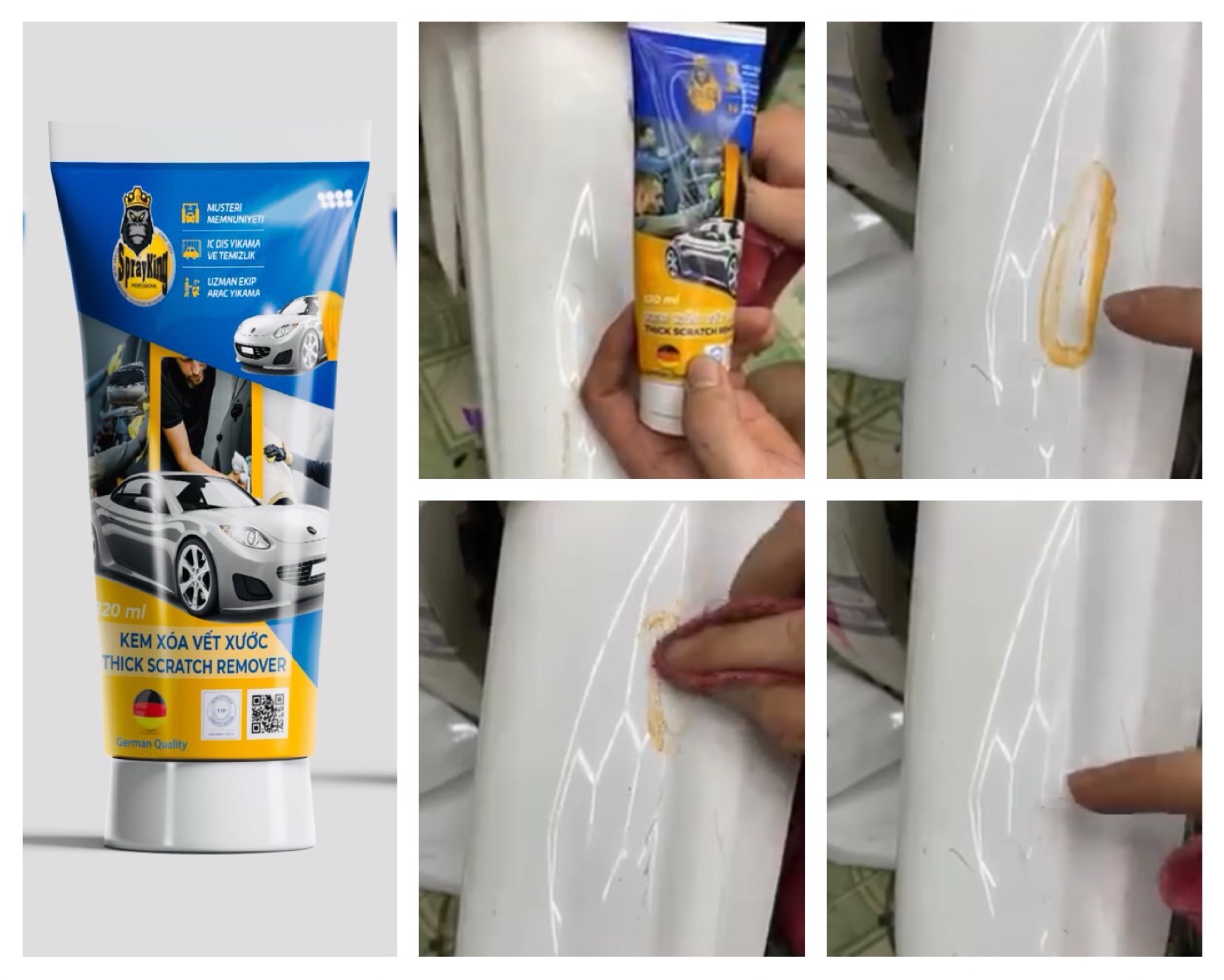 [Tặng mút] Kem Xoá Vết Xước Sprayking (vết xước nhẹ)