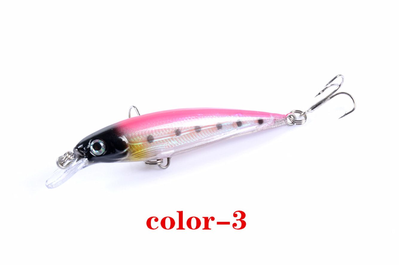 8-Color Classic Laser Fishing Lure Minnow 8.5cm/7.2g Lure Bionic