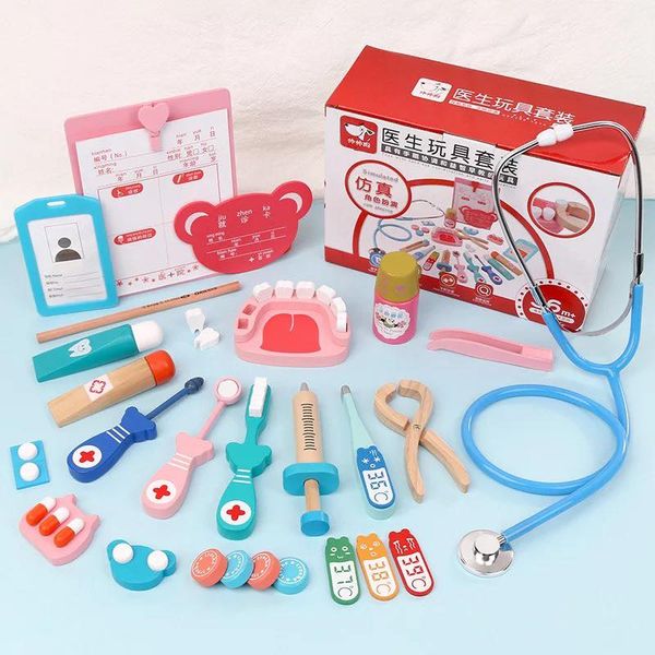 BỘ ĐỒ CHƠI BÁC SĨ - GỖ AN TOÀN