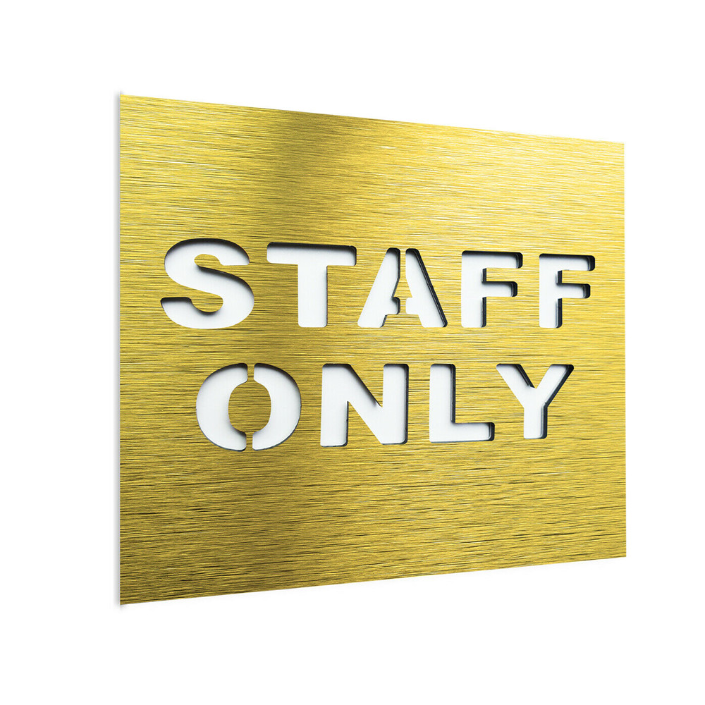 【TopazTrove】Customized High-Quality Composite Aluminum Board Staff Only ...