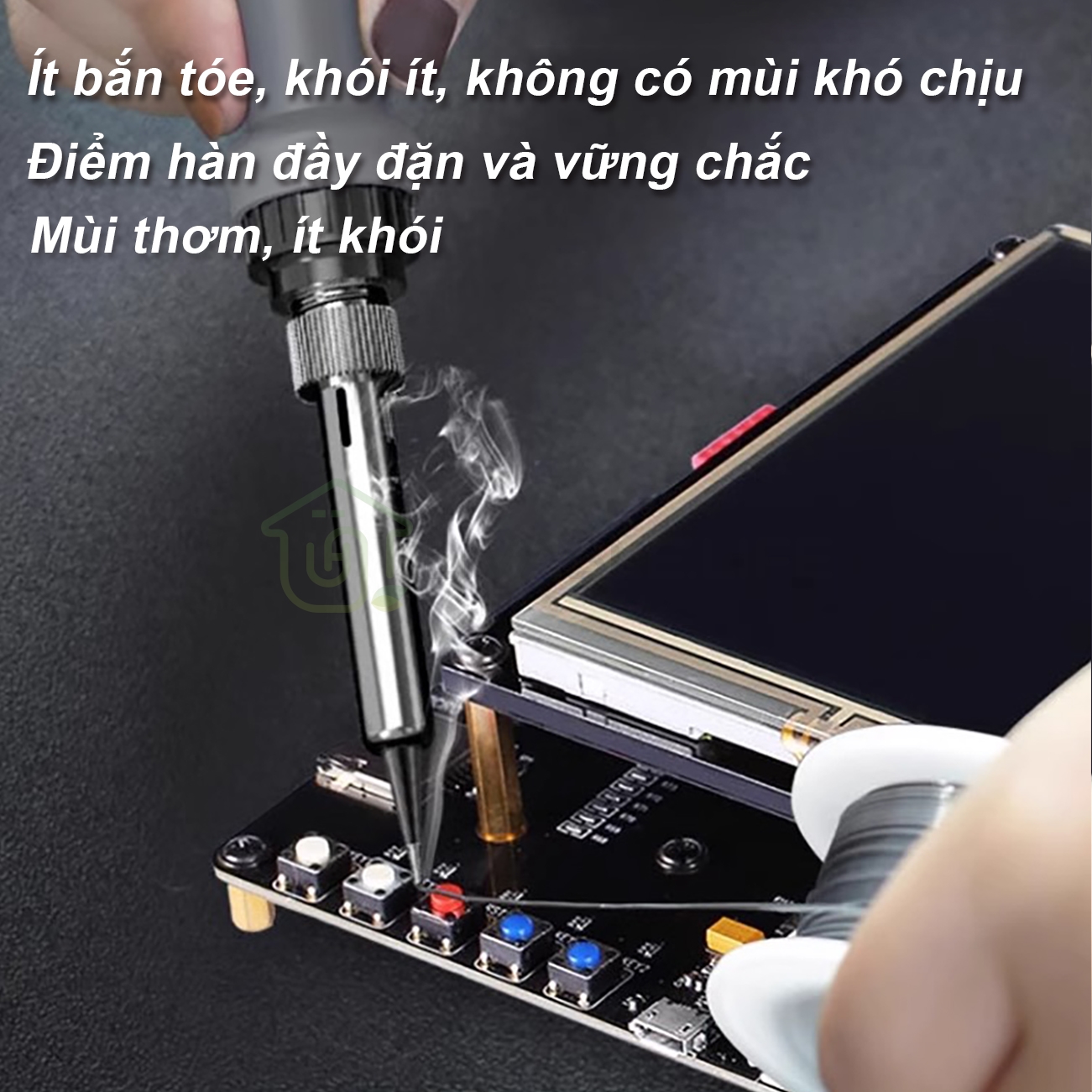 Thiếc Hàn Chì hàn cuộn 50/100g 0.8mm lửa nhẹ mối hàn sáng bóng bao đẹp