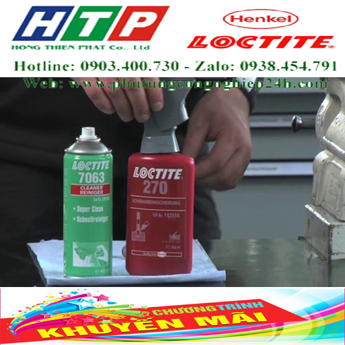 Keo 270 - 50ml khóa ren màu đỏ