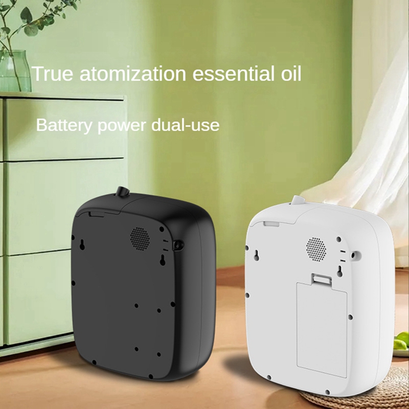 500Ml Aroma Diffuser Hotel Air Freshener Wall-Mounted Essential Oil Diffuser Black EU Plug