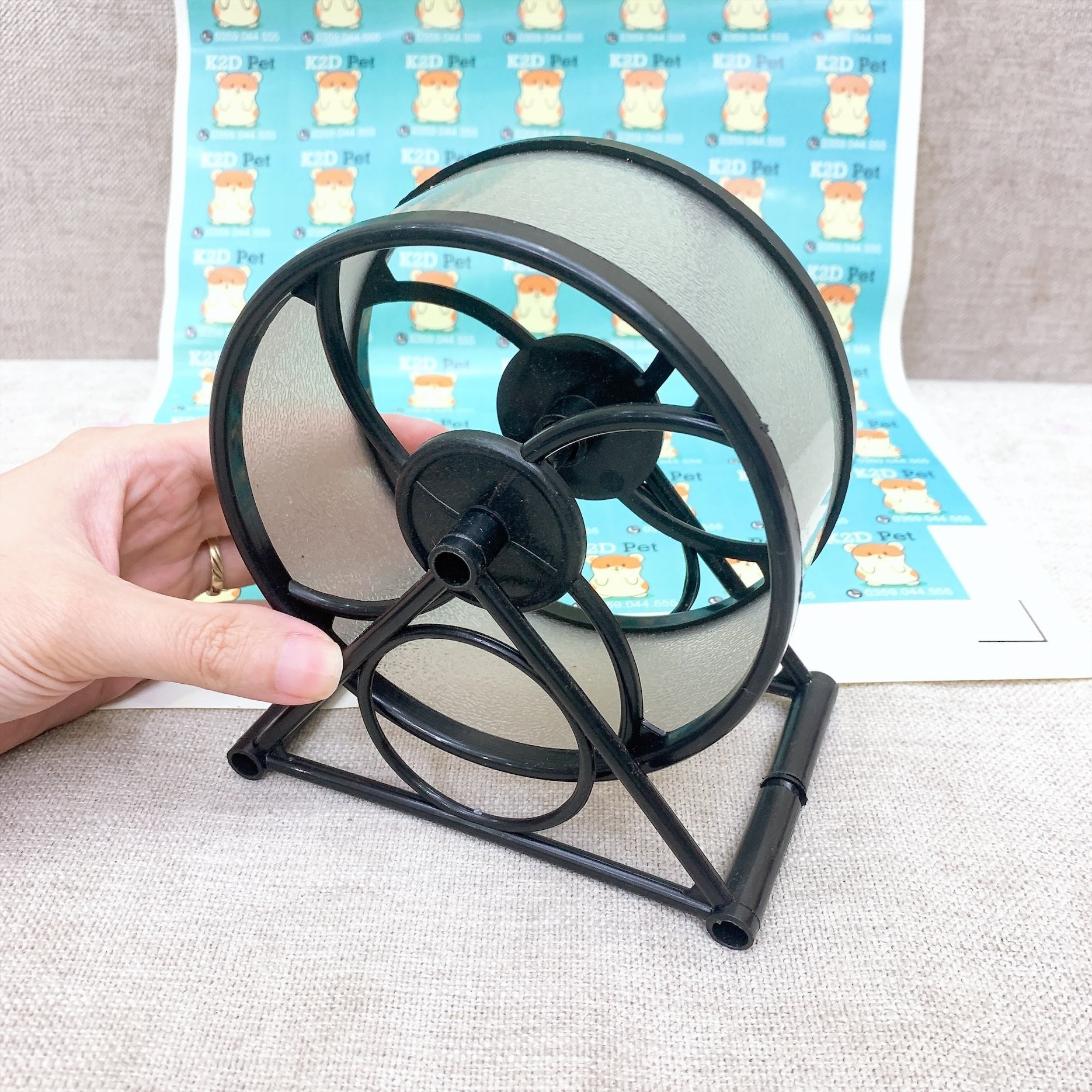 [Hoàn tiền 10%]Wheel nhựa tesoro cho hamster