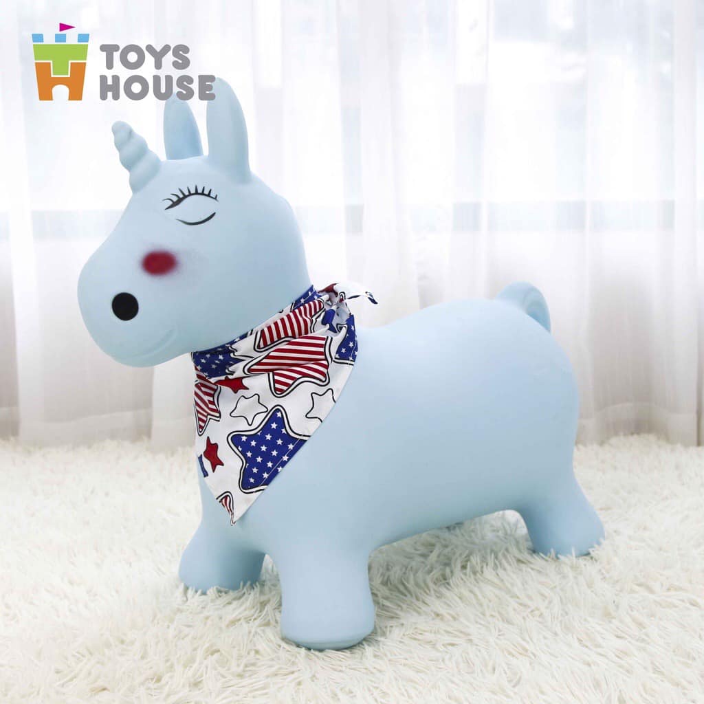 Thú nhún trẻ em cao cấp Toyshouse( có kèm bơm và hộp)