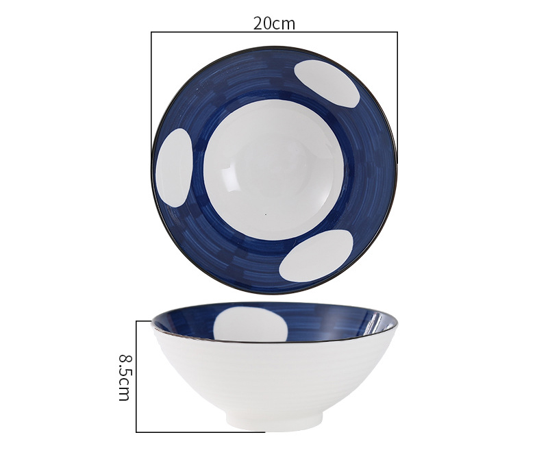 🍋READY STOCK LEMON🍋 8inch Japanesestyle Ramen Bowl Household Large