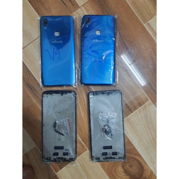 Vỏ vivo v9 có khay sim,sườn và kính camera bao test