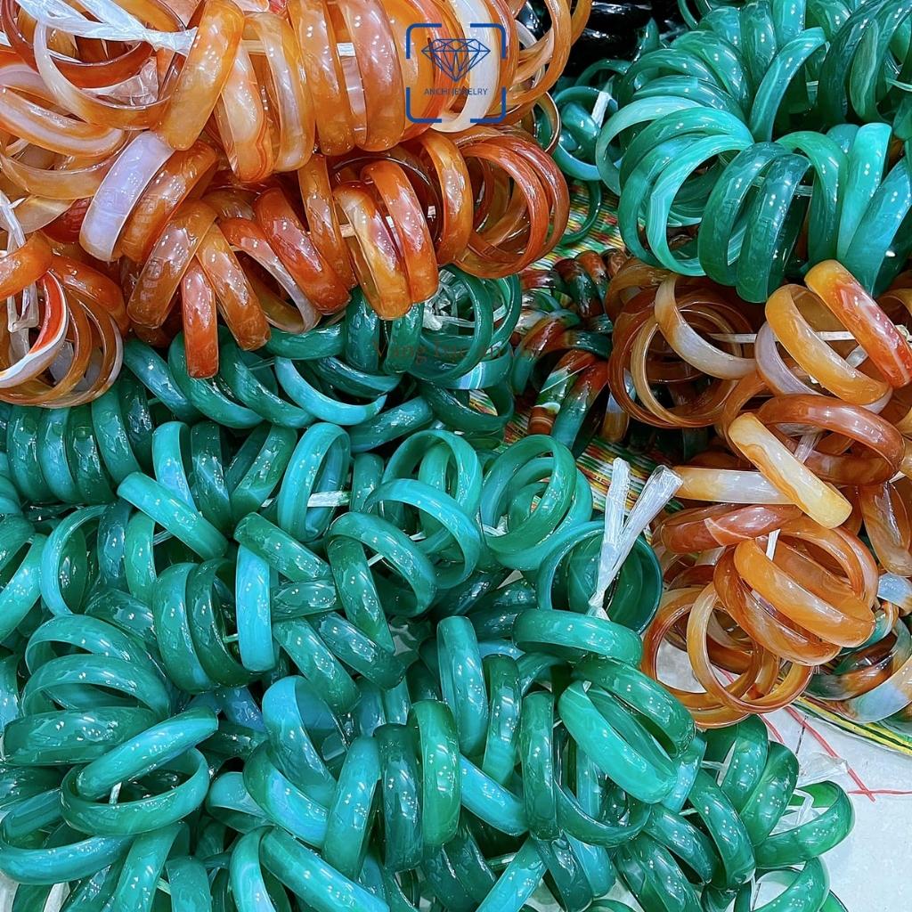 Vòng tay mã não bản hẹ