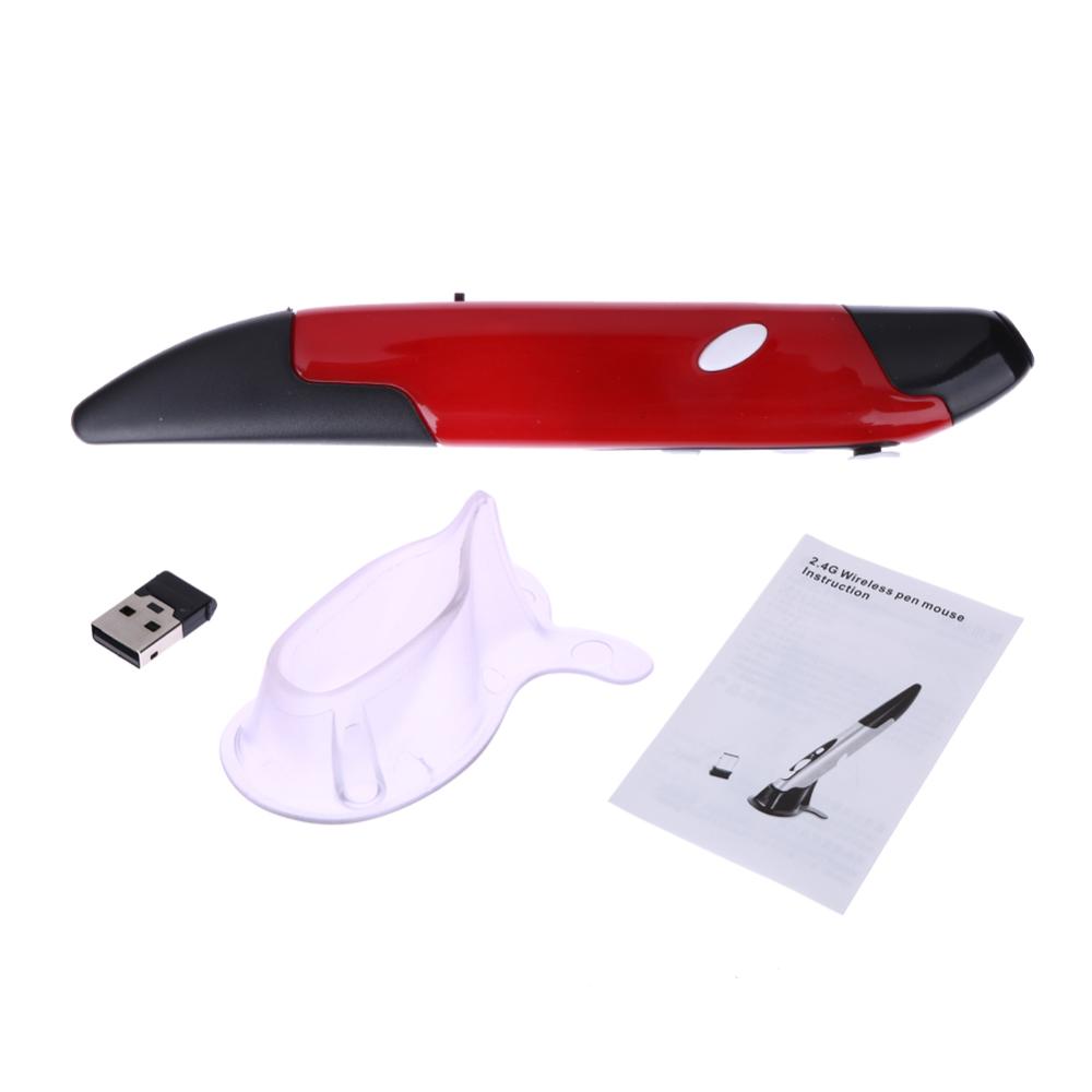 2.4GHz USB Wireless Mouse Optical Pen Air Mouse Adjustable 500/1000 DPI
