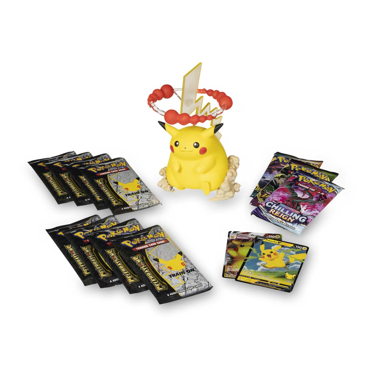 pokemon celebrations 25th anniversary premium figure collection pikachu vmax