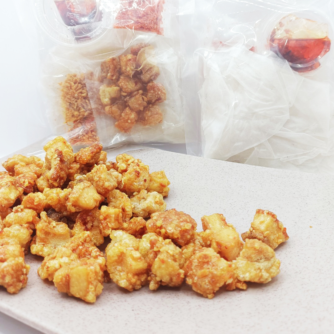 Bánh Tráng tóp mỡ sate