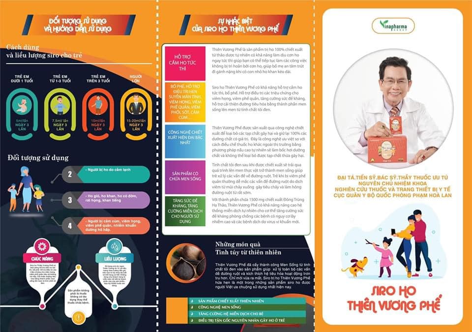 Siro Ho Thiên Vương Phế Vinapharma Group