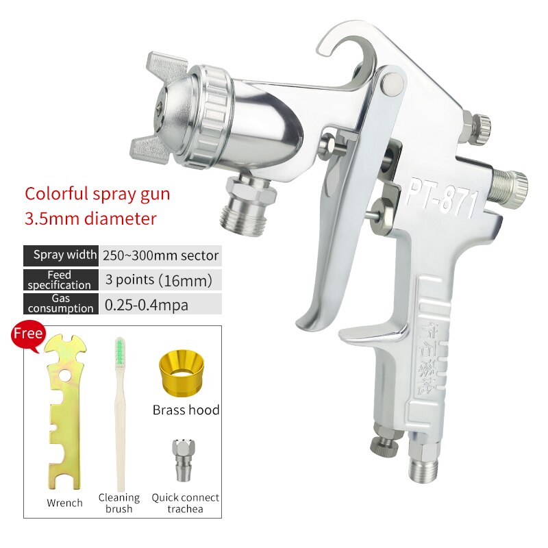 High quality spray 2.0 2.5 3.0 3.5 4.0mm professional hvlp air spray paint sprayer car furniture painting tool