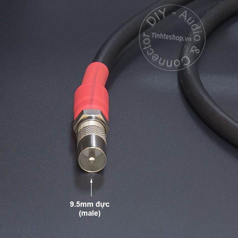 Dây truyền hình cáp anten TV Đầu thu DIY 0.5M đến 10M - Cáp ăng ten TV 1 đầu thẳng 1 đầu bẻ góc