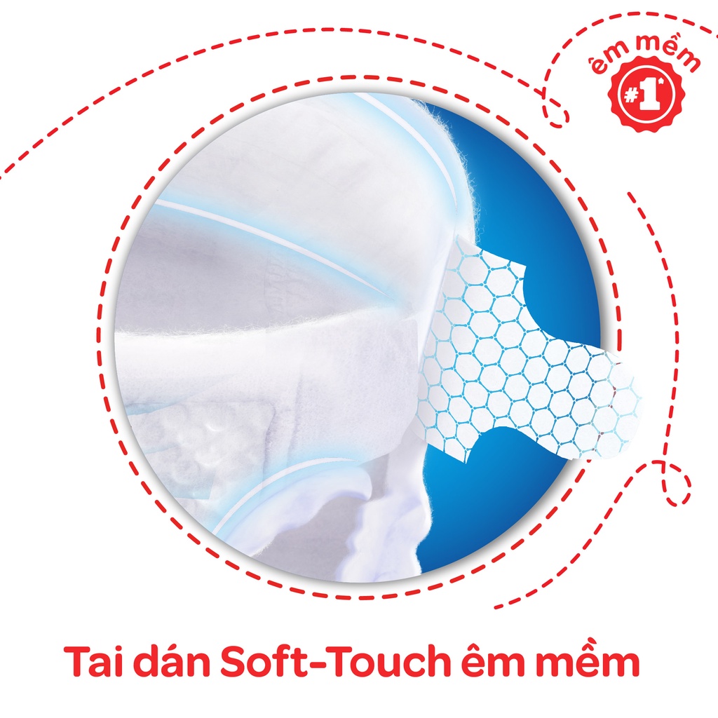 [CỘNG 10 MIẾNG] Tã / Bỉm quần/dán Huggies S56 (đệm mây mới co dãn 4 chiều) Ori Kids