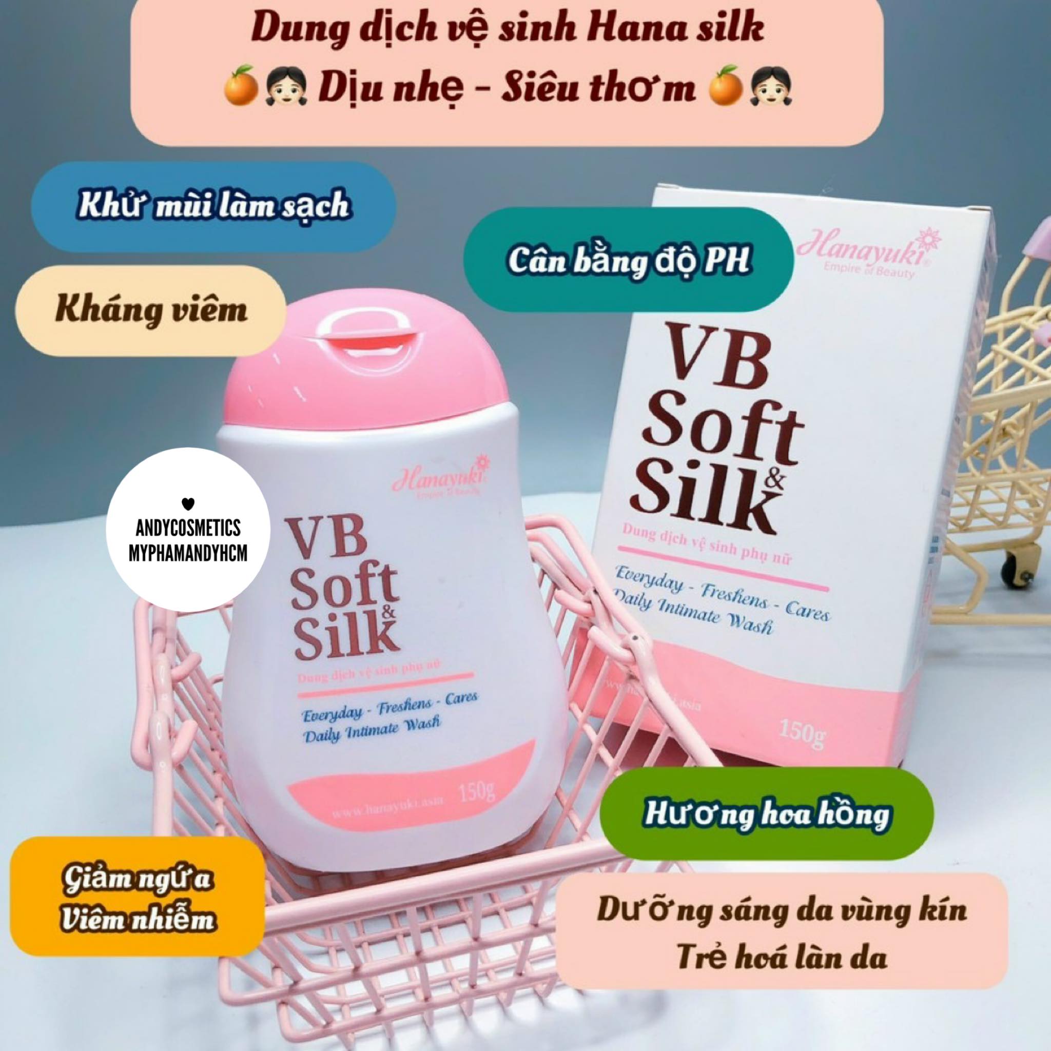 Dung dịch vệ sinh  Hana Soft Silk