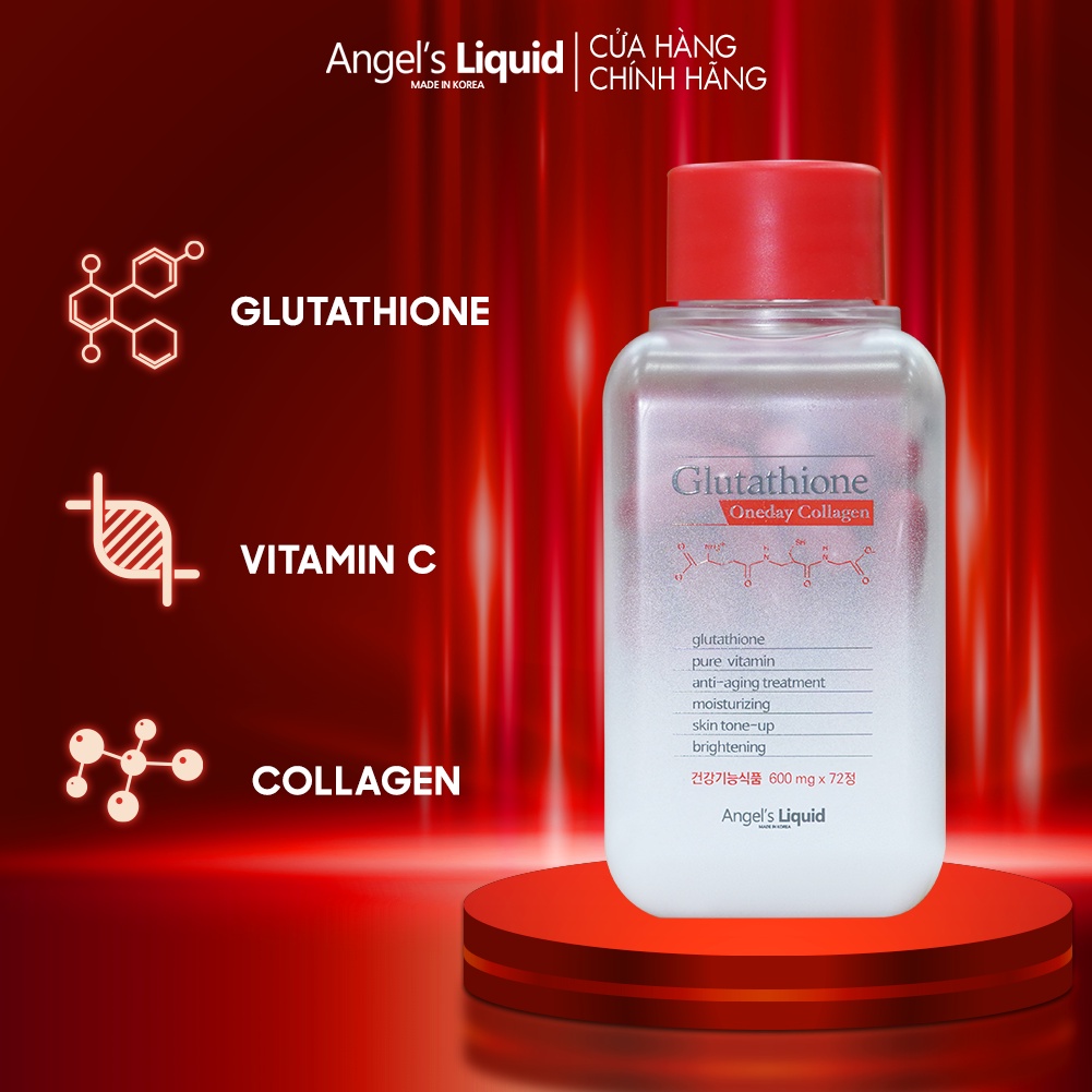 Viên uống trắng da, cấp nước angel s liquid glutathione ever collagen - ảnh sản phẩm 3