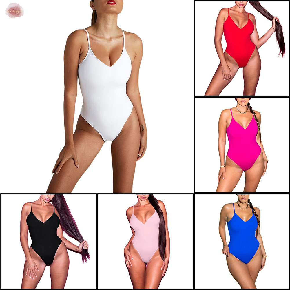 Huahengli Sculpting Corset Swimsuits Camisole Backless Swimming