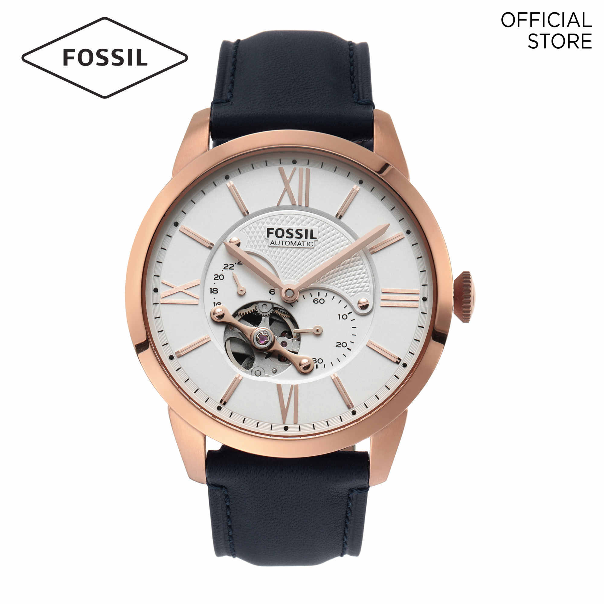 Fossil Townsman Auto Blue Watch ME3171 