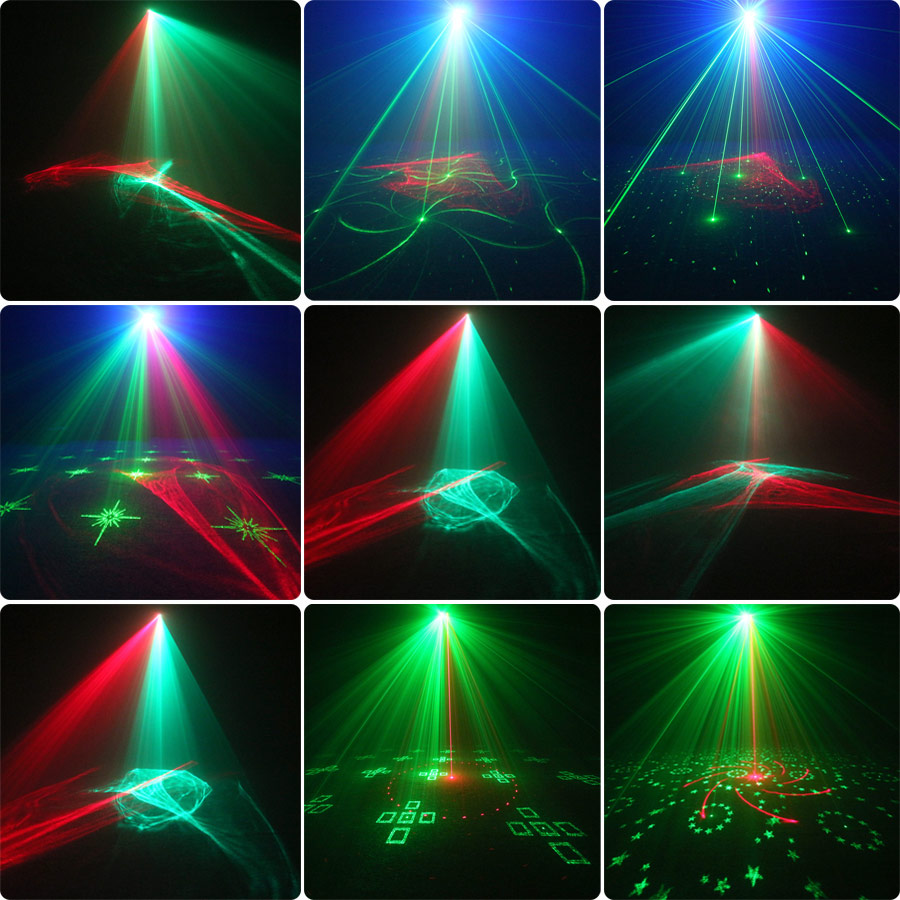 ESHINY Máy Chiếu Laser Màu Xanh Lá Cây Màu Đỏ Tia Cực Quang 60 Mẫu Đèn DJ Vũ Trường Đèn LED RGB Tiệc Tùng Từ Xa Quán Bar Khiêu Vũ KTV Phòng Sinh Nhật Đèn Hiệu Ứng Ánh Sáng Sân Khấu USB F5