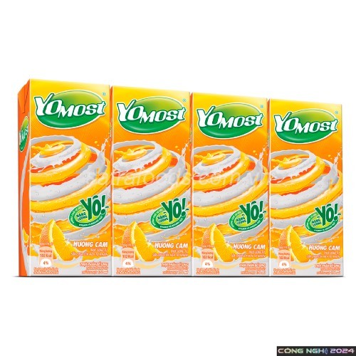 Sữa chua uống yomost cam hộp 170ml