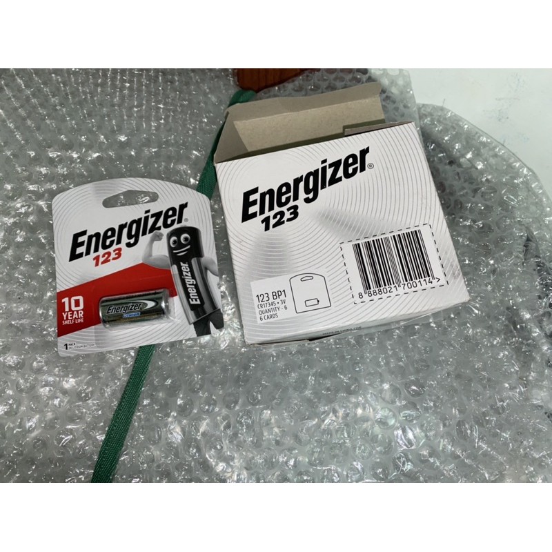 Vỉ 1 viên pin CR123 / CR 123 Eergizer Lithium 3V hàng chính hãng