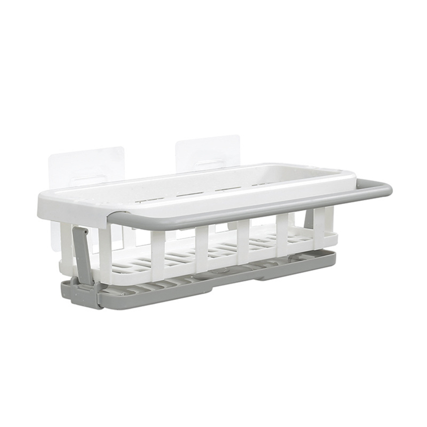 Kitchen Dish Sponge Sink Holder Drain Rack Storage Shelf Bathroom Organizer Shelves Hanging Rack Organizer Accessories
