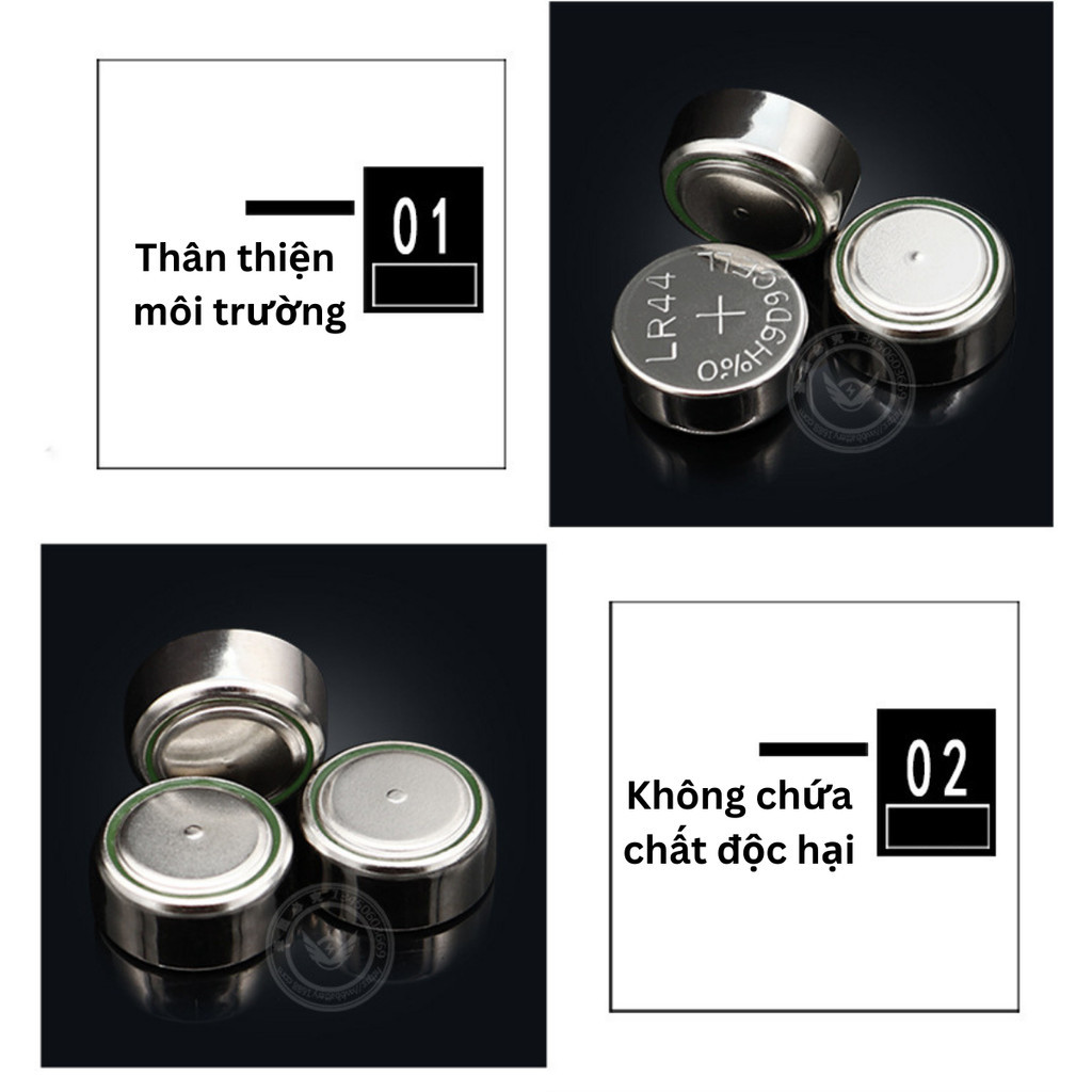 [HCM] Vỉ Pin Cúc Áo Vỉ 10 Viên (AG13 LR44) (AG10 LR1130)-Joyee