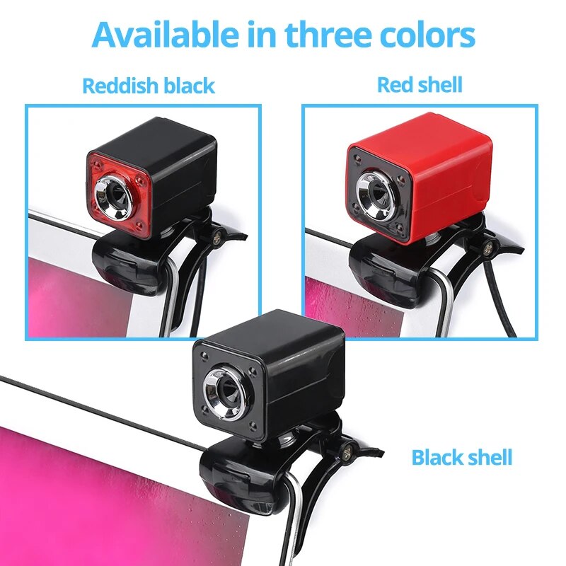 Webcam 1080P Đầy Đủ Webcam HD 30fps Phích cắm USB Web Cam Cho Máy tính để bàn Mac máy tính xách tay Máy Tính Để Bàn Youtube Skype máy ảnh mini