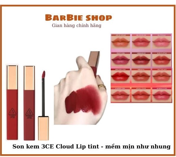 Son Kem Lì 3CE Cloud Lip Tint