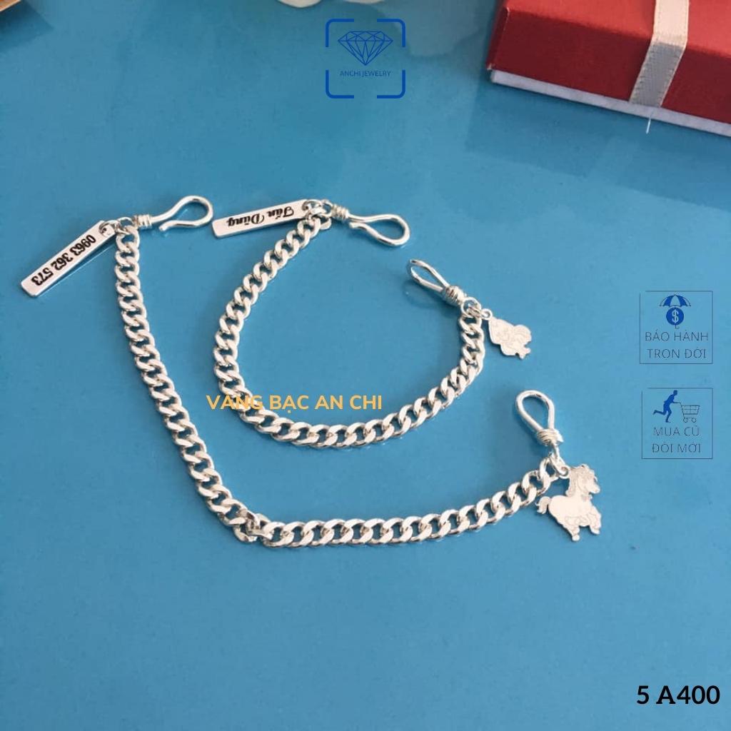Lắc tay đôi tình yêu,Lắc tay đôi bạn thân,Vòng tay đôi bạc nguyên chất, Quà tặng bạn gái,Vàng bạc an chi