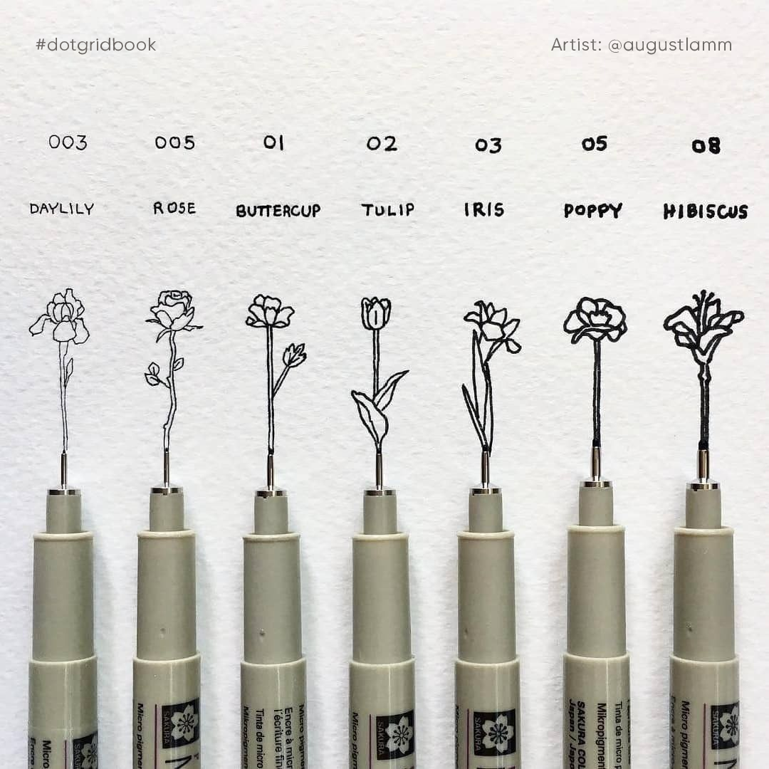 Bút kim SAKURA PIGMA MICRON màu đen
