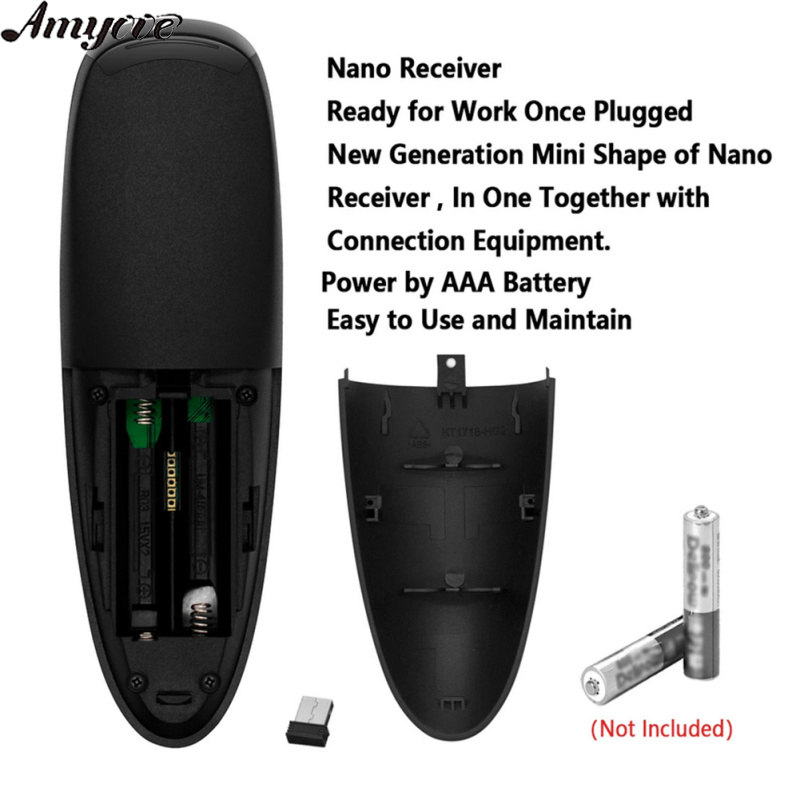 Smart Voice Remote Control Wireless Air Fly Mouse 2.4g G10 G10s Pro Gyroscope Ir Learning Compatible For Android Tv Box