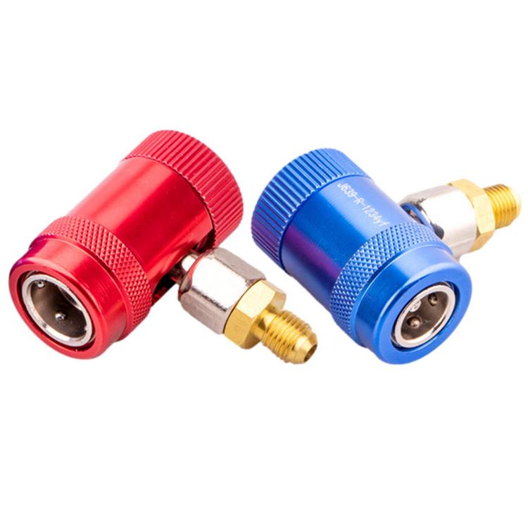 R1234Yf to R134A Adapter Quick Coupler R1234Yf Adapter AC Fittings 1234Yf  to 134A Adapter Conversion Kit Adapter Fitting Connector for Car  Conditioner AC Charging sturdy