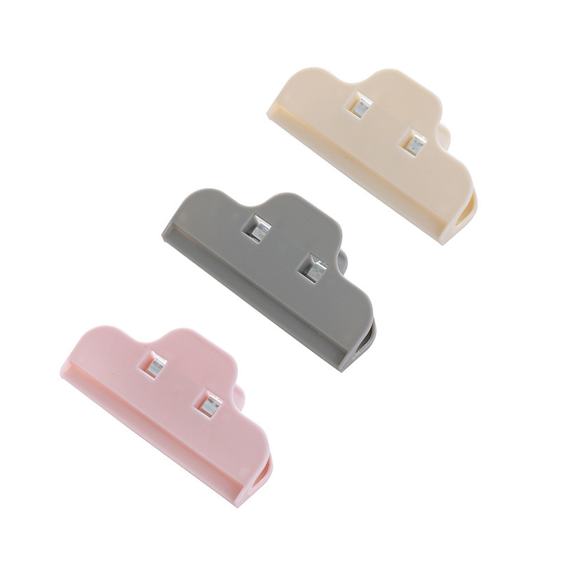 Ready Stock 1PCS Random color Food Sealing Clamp Kitchen Food Snack Plastic Seal Clips Sealing Clamp Fresh Keeping Sealer