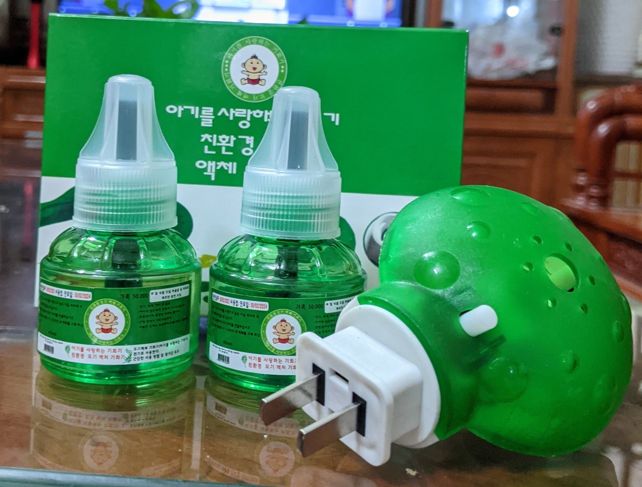 đèn đuổi muỗi tinh dầu thiên nhiên Hàn Quốc