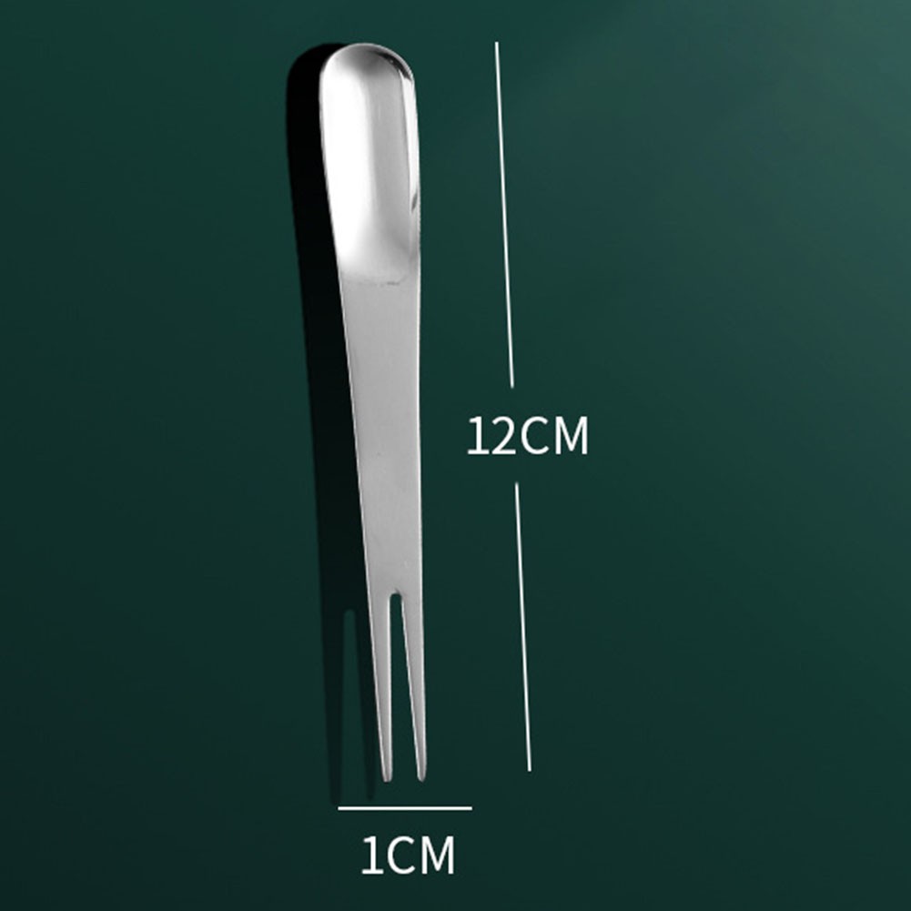High Quality Cake Fork Spoon Multifunction Stainless Steel Cakes Brownies
