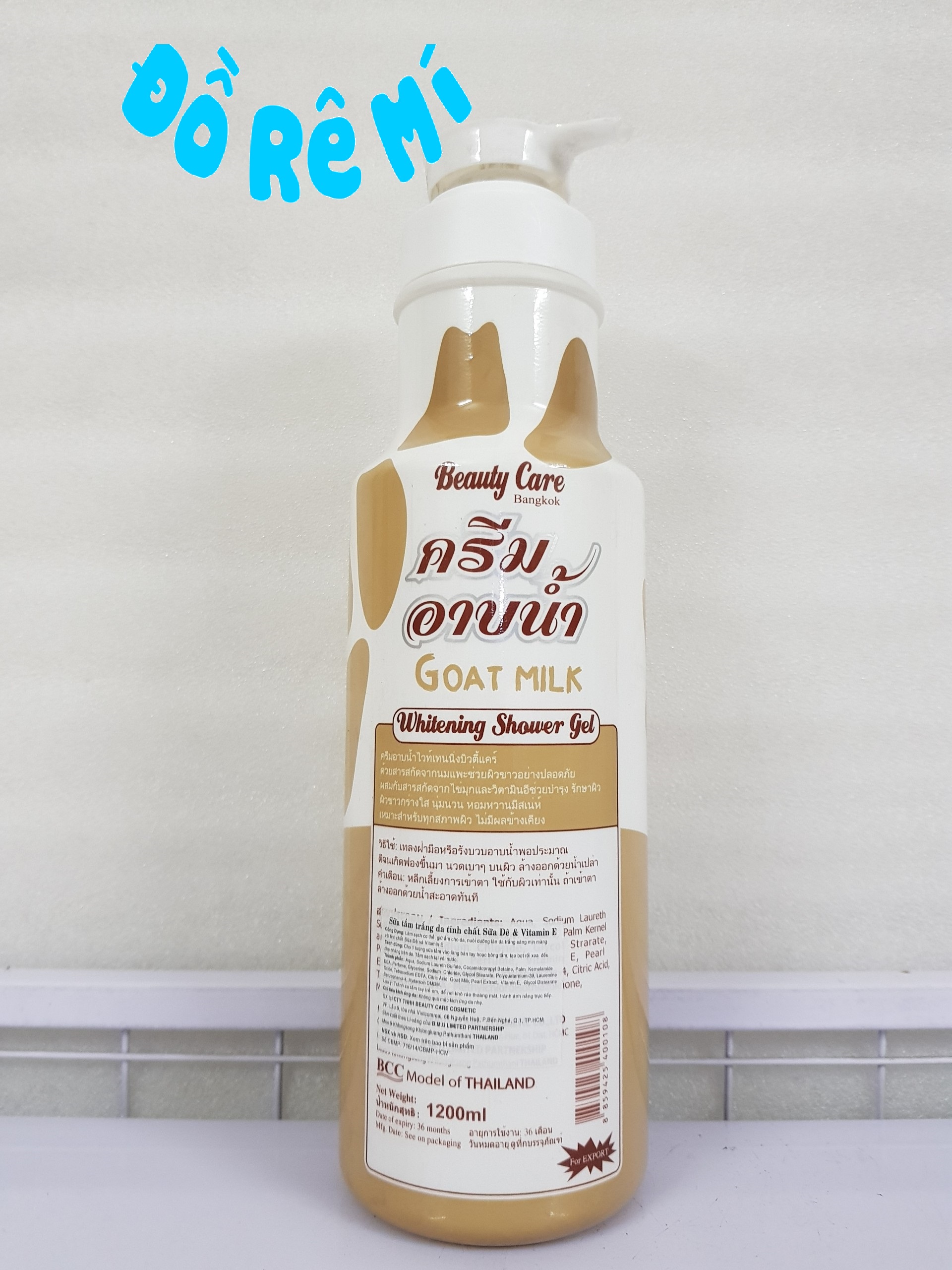 [HCM]Sữa tắm dê Goat Milk 1200ml Thái Lan