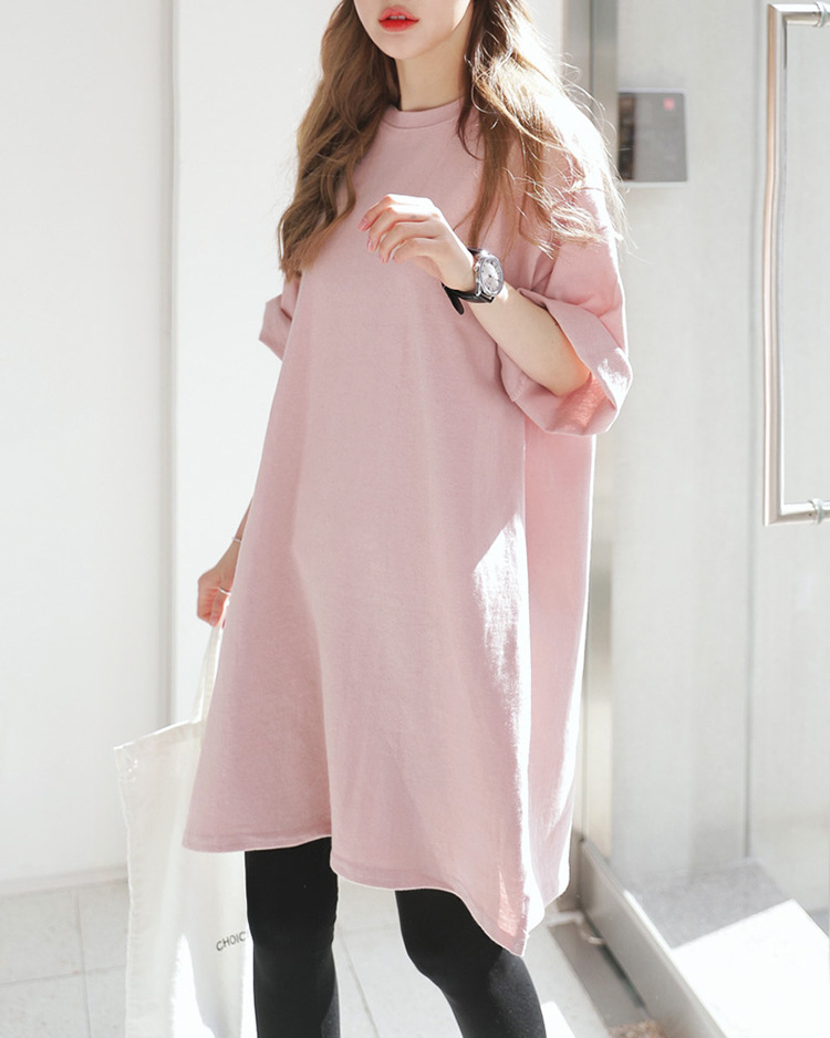 Spring and Summer Loose T-shirt Women's Long Top