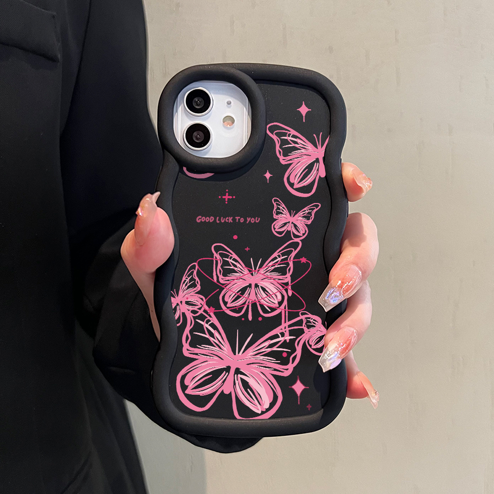 BILI%20for%20Samsung%20S25%20S25+%20S25%20Ultra%205G%20Back%20Cover%20Flutter%20Butterfly%20Pattern%20Design%20Wavy%20Soft%20Silicone%20Mobile%20Phone%20Covers%20-%20Image%205