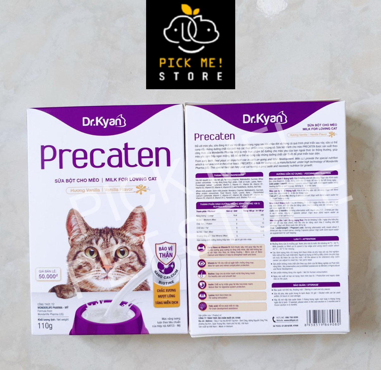 Dr.Kyan Predogen Premium Powdered Milk | Precaten, For Pregnant Cats & Dogs & Kittens